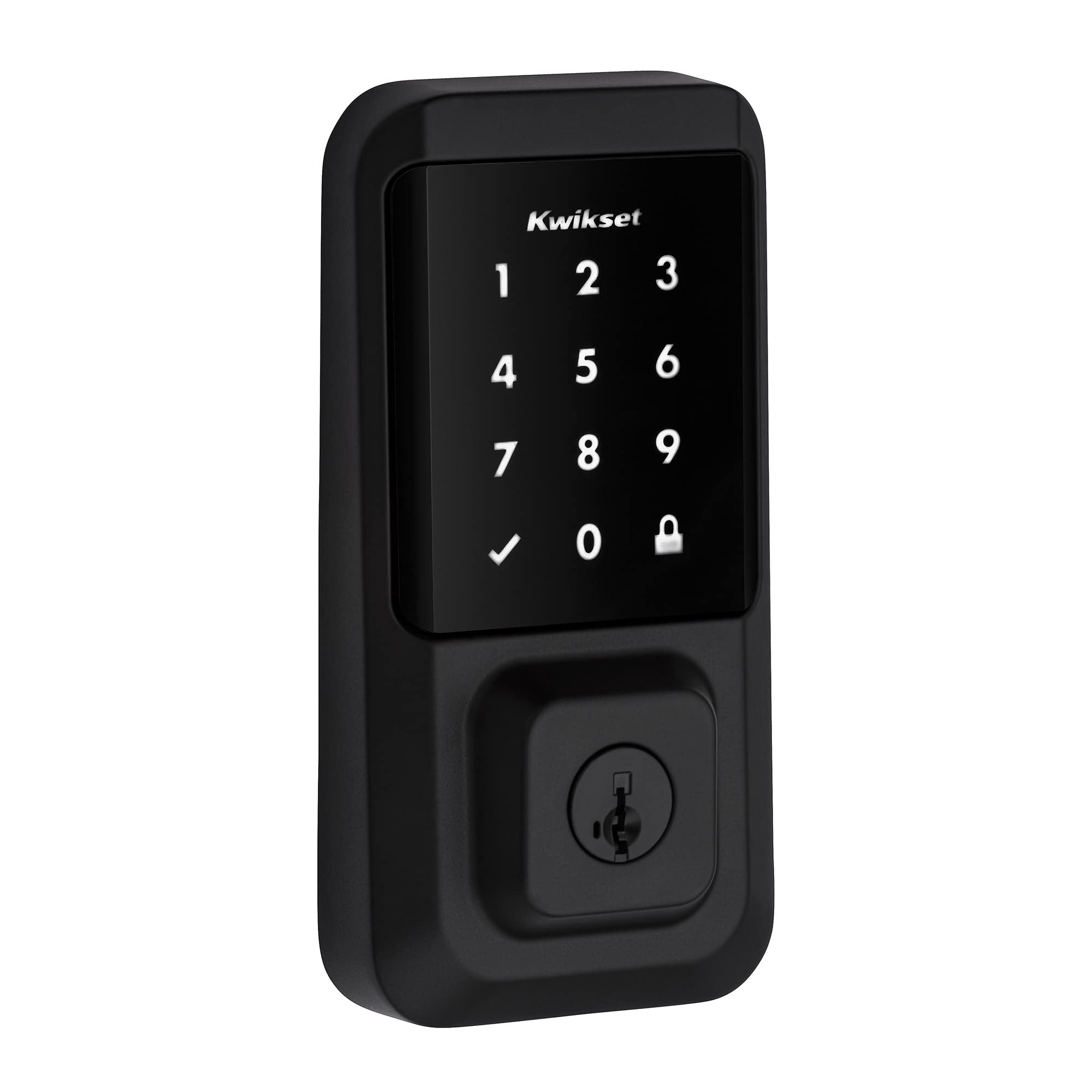 Kwikset Halo Wi-Fi Smart Lock, Keyless Entry Front Door Touchscreen Deadbolt, Matte Black Finish, Grade AAA Certified, UL Listed, Easy Install No Hub, App Control - View 4