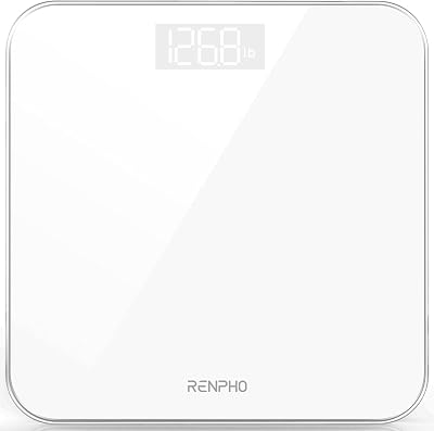 RENPHO Digital Bathroom Scale High Precision Sensors White Core 1S