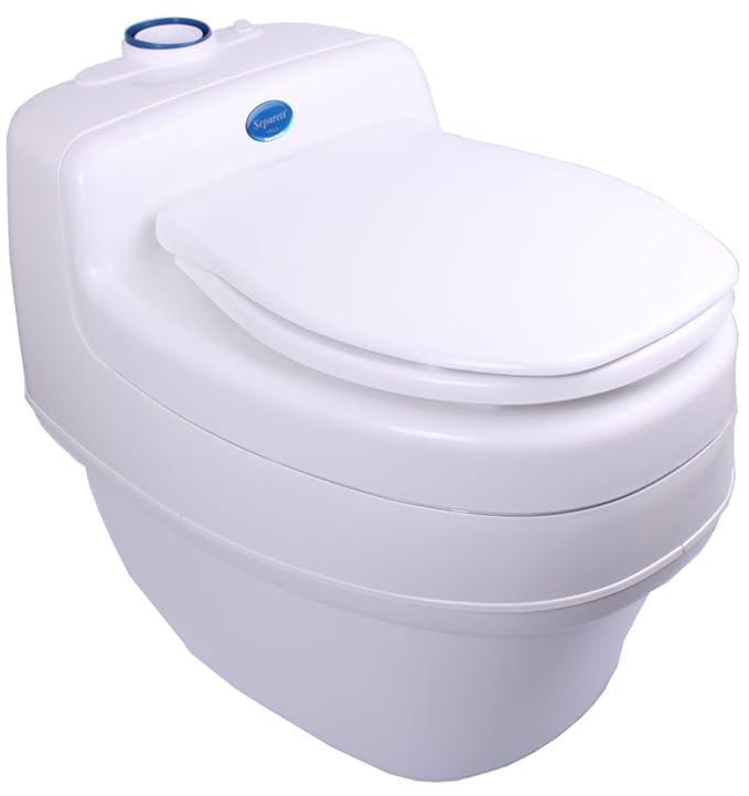 Separett Trockentrenntoilette Villa 9000 Komposttoilette zweistufiger regelbarer Lüfter Komplettset