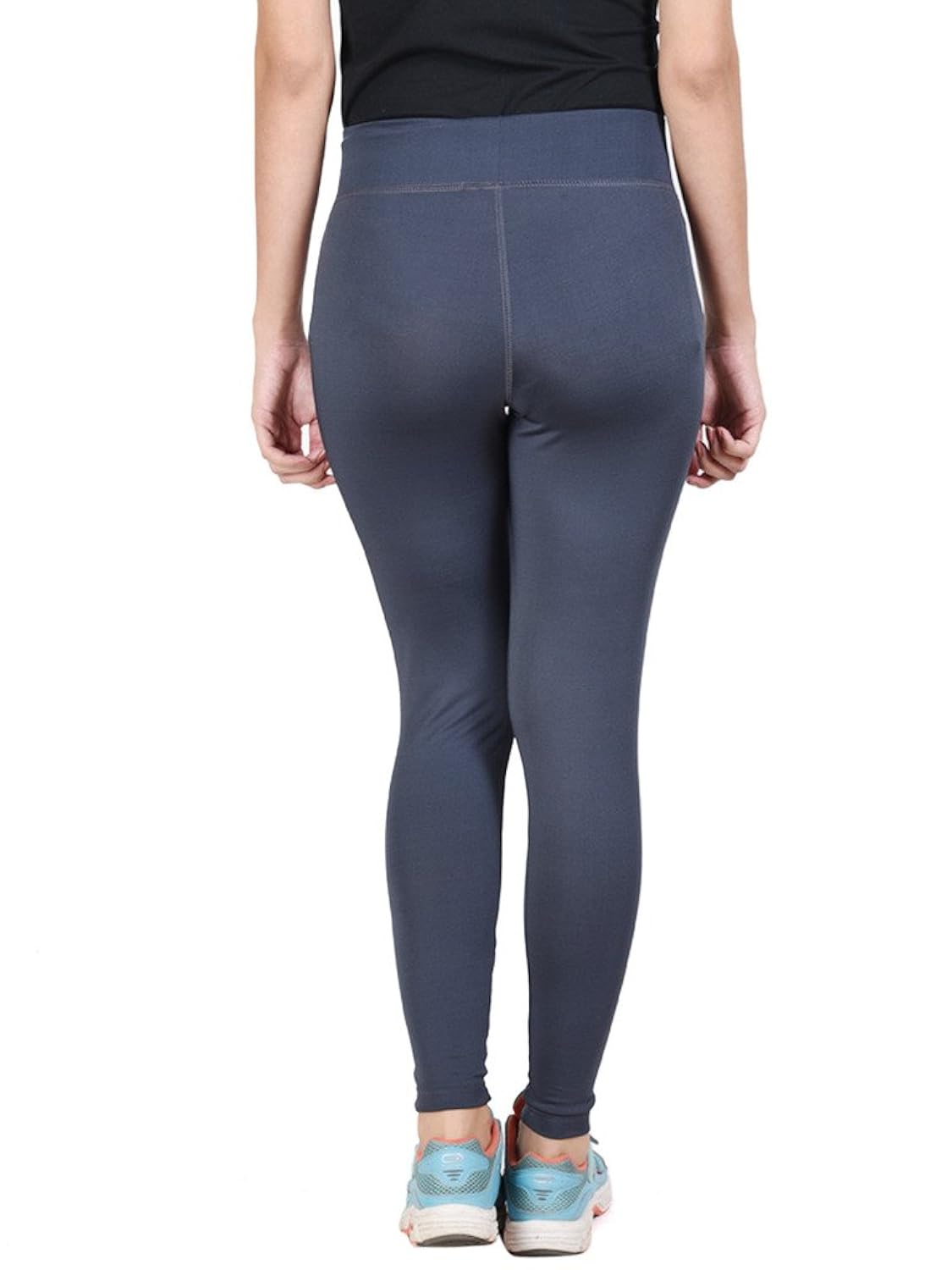 onesport women's polyester spandex jersey dark grey tights(onsp12dg-p)