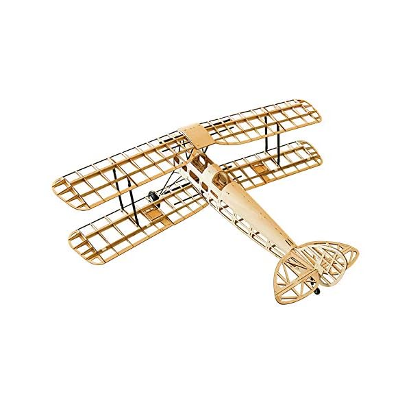 JAMARA 006149 - Tiger Moth 1400 mm CNC Lasercut Bausatz - Holzbaukasten, Rumpf aus Balsa- und Sperrholz, Tragflächen aus… – Bild 5