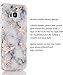 Galaxy S8 Plus Case,Spevert Marble Pattern Hybrid Hard Back Soft TPU Raised Edge Ultra-Thin Shock Absorption Slim Protective Cover Case for Samsung Galaxy S8 Plus/S8+ (White)