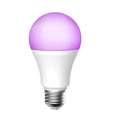 Meross Smart WLAN Mehrfarbige Dimmbare LED Glühbirne Fernbedienung 700 Lumens 9W Äquivalent zu 60W A21 E27 2700K-6500K kompat