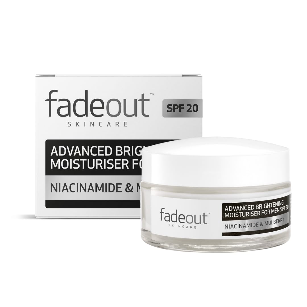 Fade Out Advanced Even Skin Tone Moisturiser for Men with SPF 25 - Clinically Proven Face Cream to Even Skin Tone in 4 weeks, 50ml