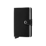 Secrid mini wallet genuine black leather with RFID