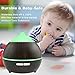 Essential Oil Diffuser, Mulcolor 250ml Wood Grain Aromatherapy Diffuser Ultrasonic Aroma Diffuser Cool Mist Humidifier with Low Water Auto Shut-off, 7 Color LED, Perfect for Father's Day Gift Home Spa