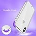 iPhone X Case Cover Crystal Shock-Absorption Soft TPU Bumper and Anti-Scratch Ultra Clear Slim Case for Apple iPhone 10 (Violet)