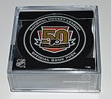 2017 Philadelphia Flyers 50th Anniversary Game Hockey Puck W/Cube