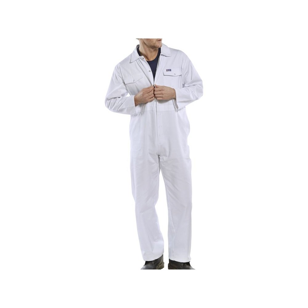 CLICK BOILERSUIT WHITE ,50 UK