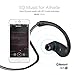 Dacom Athlete Waterproof Bluetooth headset Wireless sport headphones stereo music earphones fone de ouvido with microphone & NFC (Black)