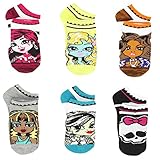 Monster High Girls 6 pack Socks (Little Kid/Big Kid)