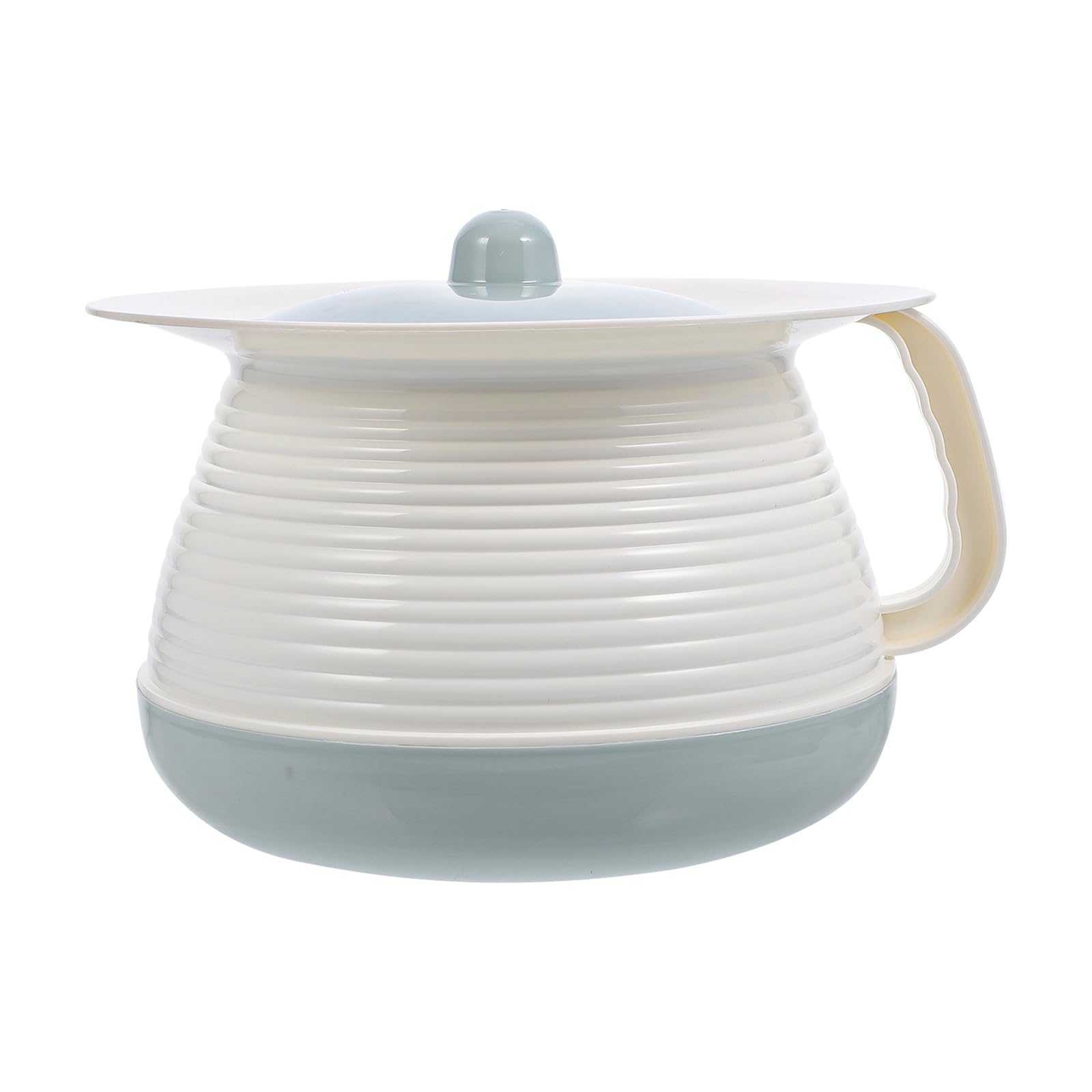 Zerodeko Potty Portable Toilet Chamber Pot Chamber Pot Spittoon Bucket : Elderly Covered Urinal Toilet Pot Night Urine Jug for Hospital Home Light Blue Urinal Bottle Urine Pots Travel — image 1