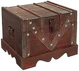 Small Wooden Treasure Box, Old Style Treasure Chest