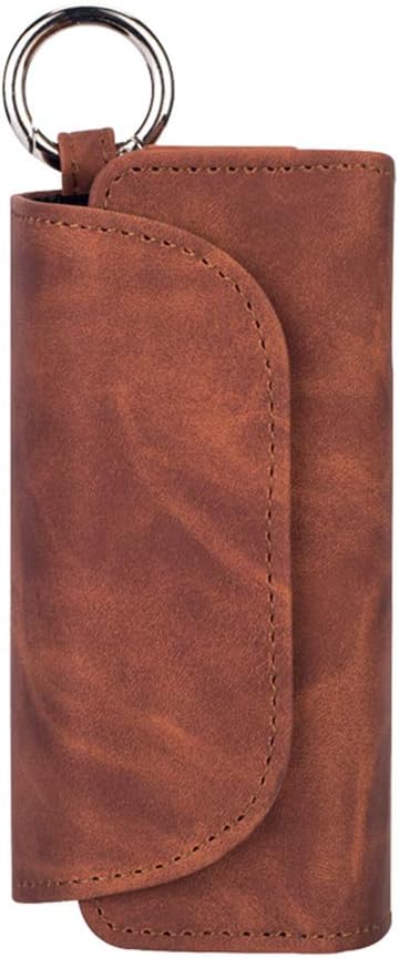Case Cover for IQOS 3.0 Electronic Cigarette Protective Holder Iqos Case Leather,Brown