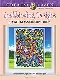 Creative Haven Spellbinding Designs Stained Glass Coloring Book (Creative Haven Coloring Books) by Maxine Androshak