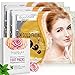 Exfoliating Nourishing Foot Mask - Foot Peel Mask Includes 4 Pairs Of Scented Peppermint & Rose Foot Gloves Peels off Callus - Dead Skin BONUS 3 Pack Of 24K Gold Collagen Gel Masks Sheets primary