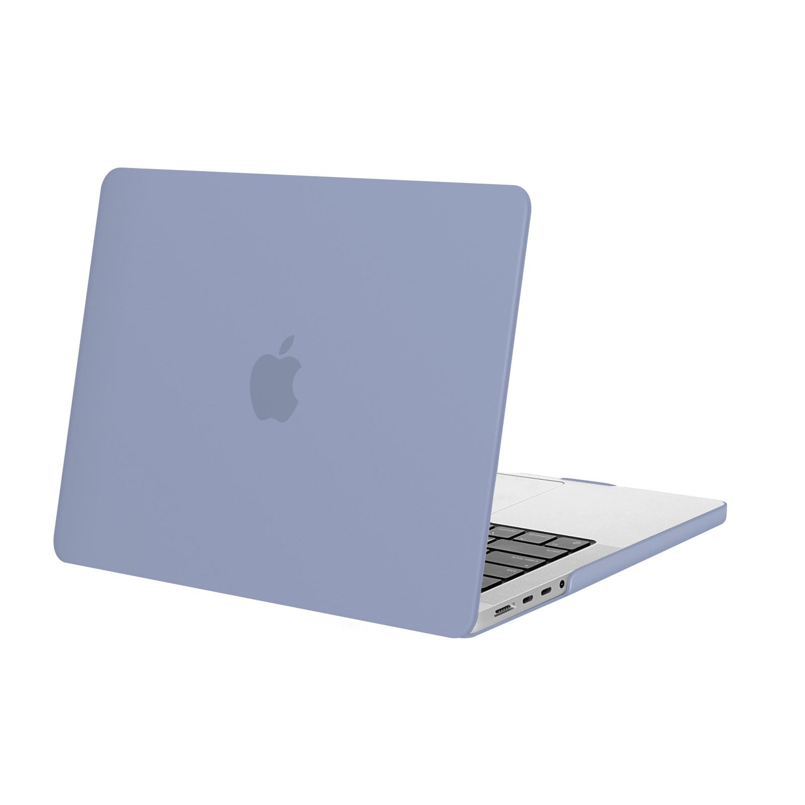 MOSISO Compatible with MacBook Pro 14 inch Case 2026 2025-2021 M5 M4 M3 M2 M1 A3434 A3112 A3185 A3401 A2918 A2992 A2779 A2442 Touch ID, Protective Plastic Hard Shell Cover, Lavender Gray