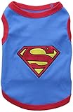 Parisian Pet Superman Dog T-Shirt, Medium