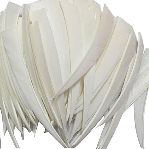 Archery Fletches 5" Turkey Feather Fletching Shield Shape Pack of 100