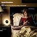 Sunrise Alarm Clock Wake Up Light FM Radio Clock Night Light for Heavy Sleepers & Kids - 7 Adjustable Colors - Sunrise and Sunset Simulation with Touch Control