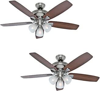 Hunter Winslow - Ventilador de techo residencial con kit de luz