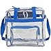 Eastsport Clear Stadium Approved Tote, Blue