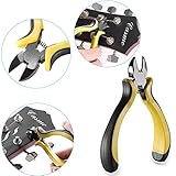 Neewer Professional String Cutter with Comfortable Rubber Grips and Heat-treated Blades for Guitar and Bass Strings, Made of Premium and Durable Metal - Yellow