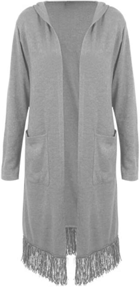 Drape Front Open Cardigan,NEWONESUN 