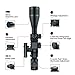 AR15 Tactical Rifle Scope 4-16x50EG Dual Illuminated Optics Scopes and Electronic Holographic R&G Dot Sight With Free 22mm/11mm Rail Mount for Hunting