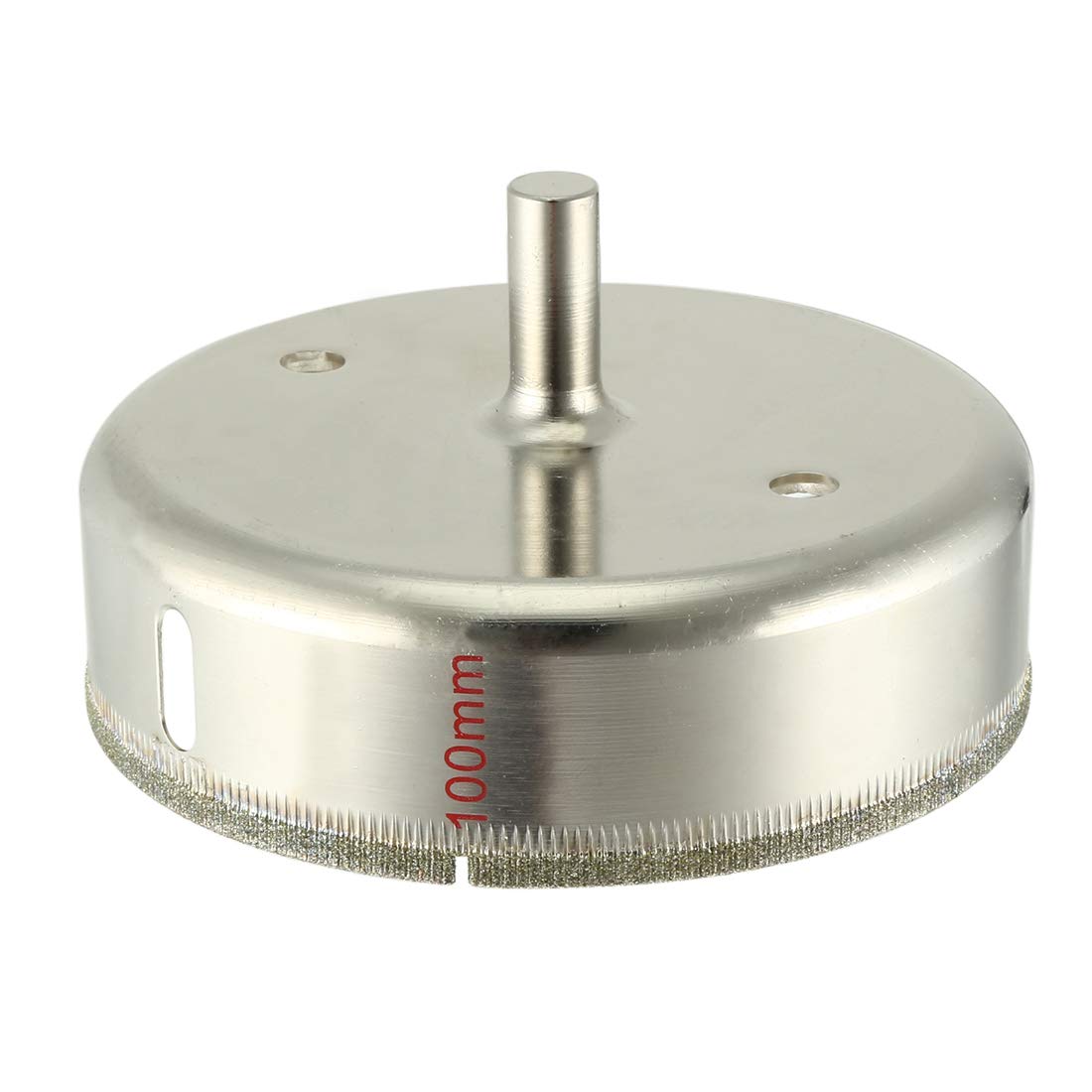 Sourcingmap 100mm Diamond Coated Glass Hole Saw Drill Bits for Ceramic Tile Marble Rock Porcelain Bottles Pots Brick