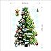 Brccee AC Merry Christmas Home Decor Vinyl Wall Sticker,Christmas Tree and Christmas Gifts Christmas Star Snowflakes Wall Decals