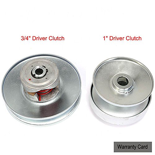 CNCShop Torque Converter Comet Clutch Go Kart Clutch 40 Series 0.75 Inch Driven 1Inch Driver Clutch Pulley Set Kit Comet 40D (3/4" Driven 1" Driver Clutch)