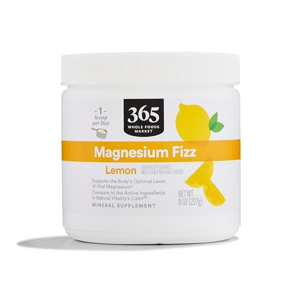 365 BY WHOLE FOODS MARKET, MAGNESIUM LEMON FIZZ,...