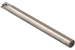 C10K-SCLCR06 Solid Carbide Lathe Tool Holder with Anti Vibration Steel Boring Bar for CCMT0602 Insert, 125mm Length, 10mm Han