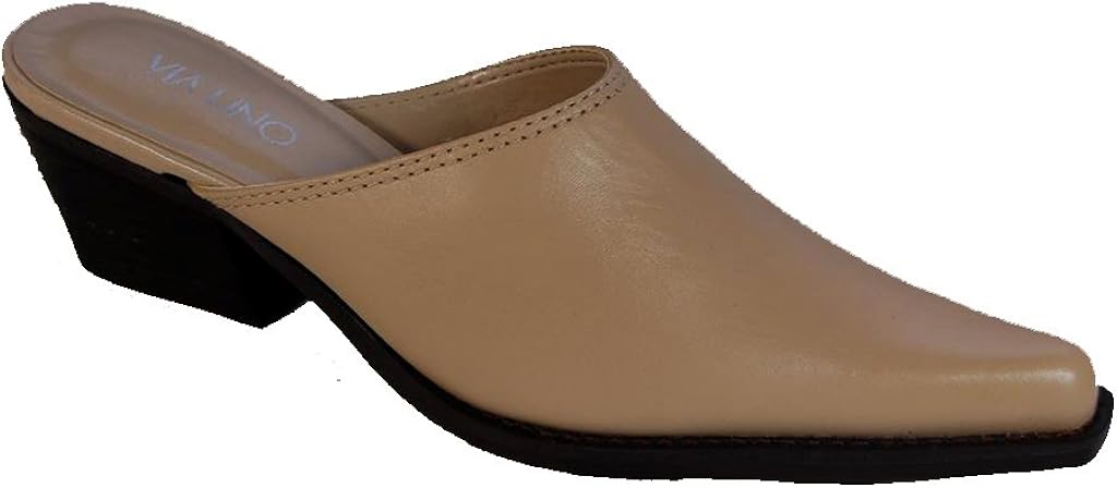 ladies leather mules uk