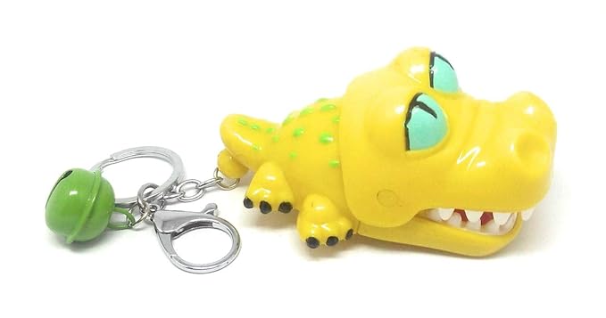 yellow croc keychain