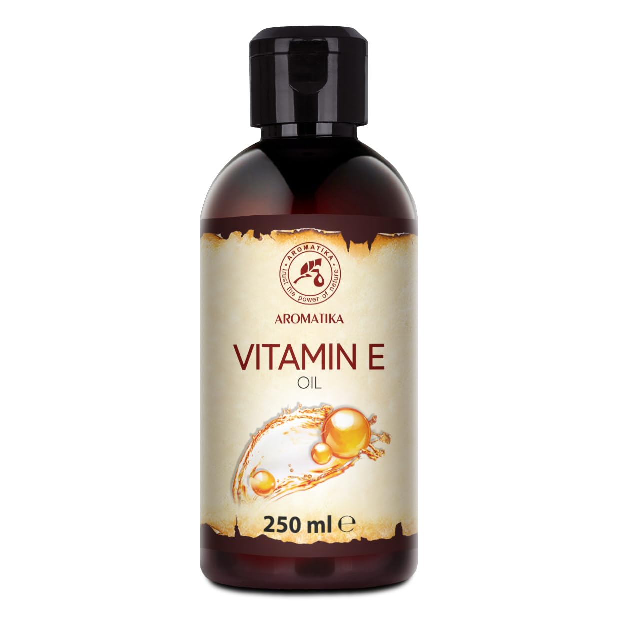Vitamin E Oil 250ml - Natural Oil - Vitamin E Oil for Face - Good Care for Skin - Hair - Nails - Lips - Oil with Vitamin E - Moisturizes The Skin