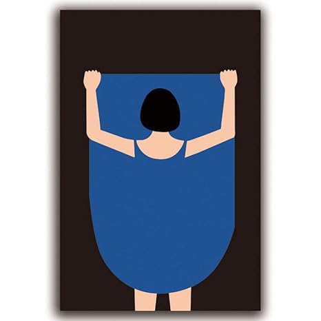 tzxdbh Encantador Lindo Vestido Rosa Falda niña Lienzo Pintura ...