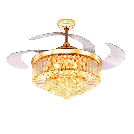 Crystal Ceiling Fan Light Modern Ceiling Fan With Light And