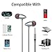 EUKYMR Wired In-Ear Metal Earphones Headsets Earbuds With Microphone Noise Isolating Stereo Headphones
