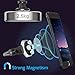 Car Mount Magnetic, Veckle Universal Car Air Vent Magnet Phone Holder for iPhone 8 X 7 Plus 6S 6 5s, HTC U11, Samsung Galaxy Note 8 S8 S8 Plus