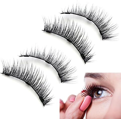 Magnetic Eyelashes False Mink Lashes Magnet Eyelashes Handmade Natural Lashes No Glue Needed