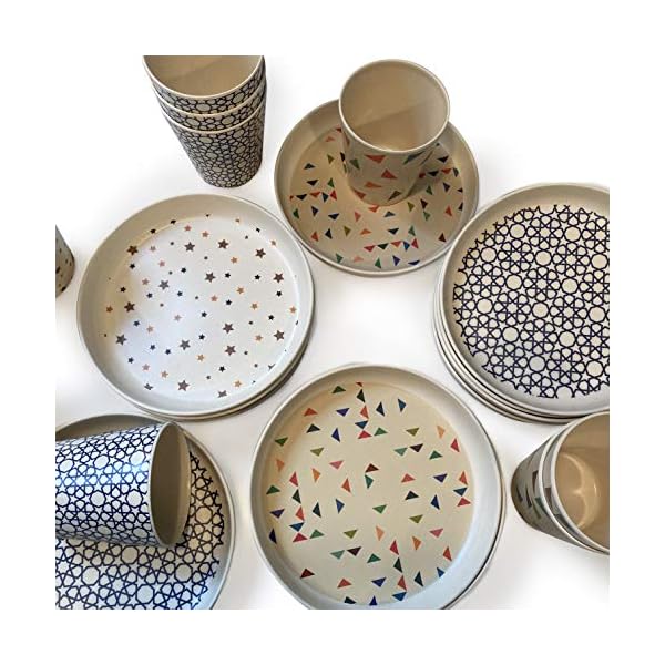 Bamboo-Plates-Set-for-Kids-x4-Eco-Friendly-Deep-Plates-for-Pasta-Noodles-Salad-or-Snacks-Bamboo-Tableware-Suitable-for-Children-and-Adults Bamboo Plates Set for Kids x4. Eco-Friendly Deep Plates for Pasta, Noodles, Salad or Snacks. Bamboo Tableware Suitable for Children and Adults