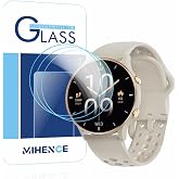 MIHENCE Screen Protector Compatible for KEEPONFIT 1.27'' Smart Watches | 9H Tempered Glass Protective Film [ 3PCS ]