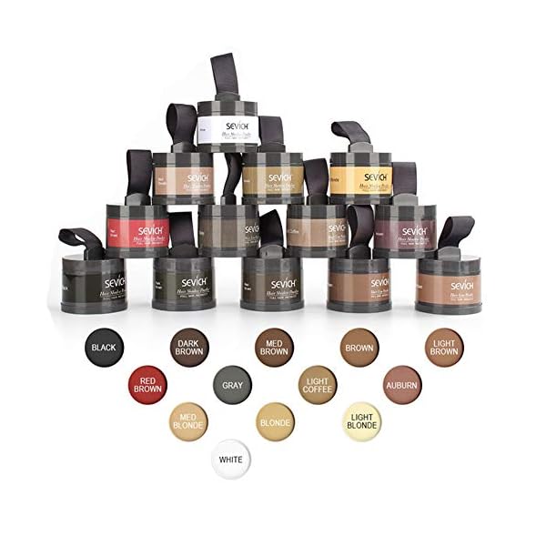 Instantly Hairline Shadow - SEVICH Hairline Powder, Quick Cover Grey Hair Root Concealer, Eyebrows & Beard Line, Hair…