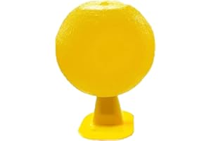 Yellow Sticky Traps for Plant Gnats, 3x4.7 Inch Strong Adhesive Fruit Fly Sticky Traps, Waterproof Fly Catching Ball for Kitc