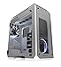 Thermaltake View 71 Snow 4-Sided Tempered Glass Vertical GPU Modular SPCC E-ATX Gaming Full Tower Computer Case Chassis 3-Way Radiator View with 2 White LED Riing Fan Pre-Installed CA-1I7-00F6WN-00 primary