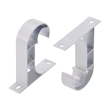Amazon Com Increway 2pcs Aluminum Alloy Curtain Rod Bracket