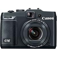 Canon PowerShot G16 12.1 MP CMOS Digital Camera with 5x Optical