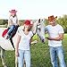 3 Children's Woody Felt Cowboy Hats in Pink, Red and Brown Toy Story Hat